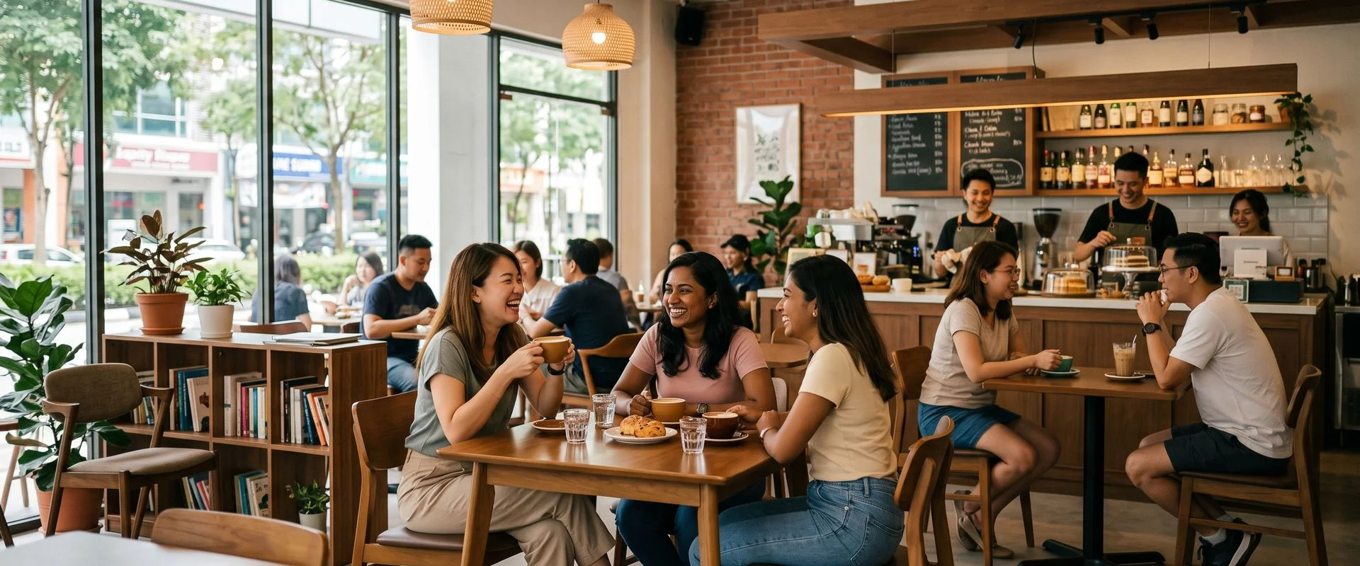 cafe in Dataran Glomac, Petaling Jaya